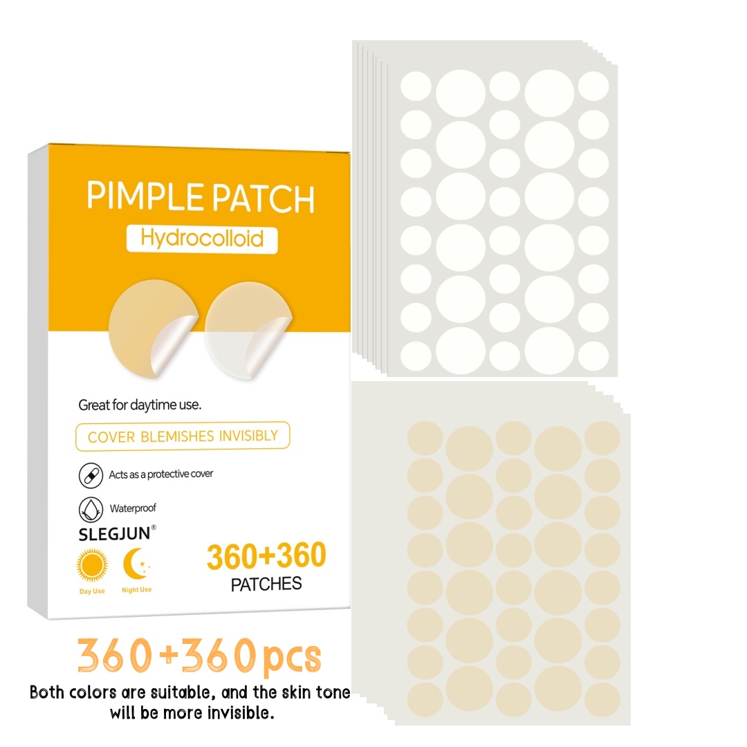 Skincare Moisturizer - 360개입 원형 하이드로콜로이드 여드름 패치 -