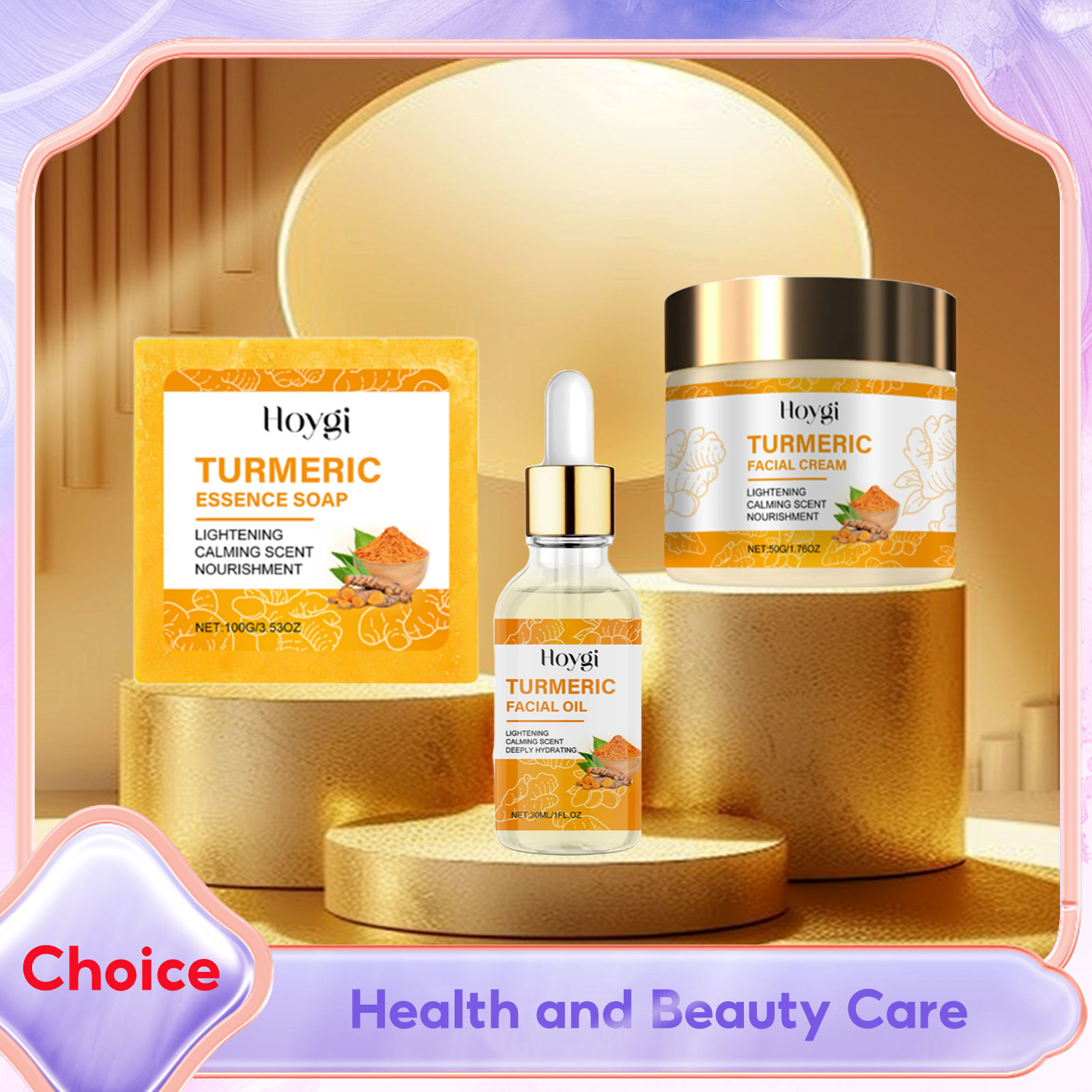 Skincare Whitening - 심황 스킨 케어 세트 바디 비누