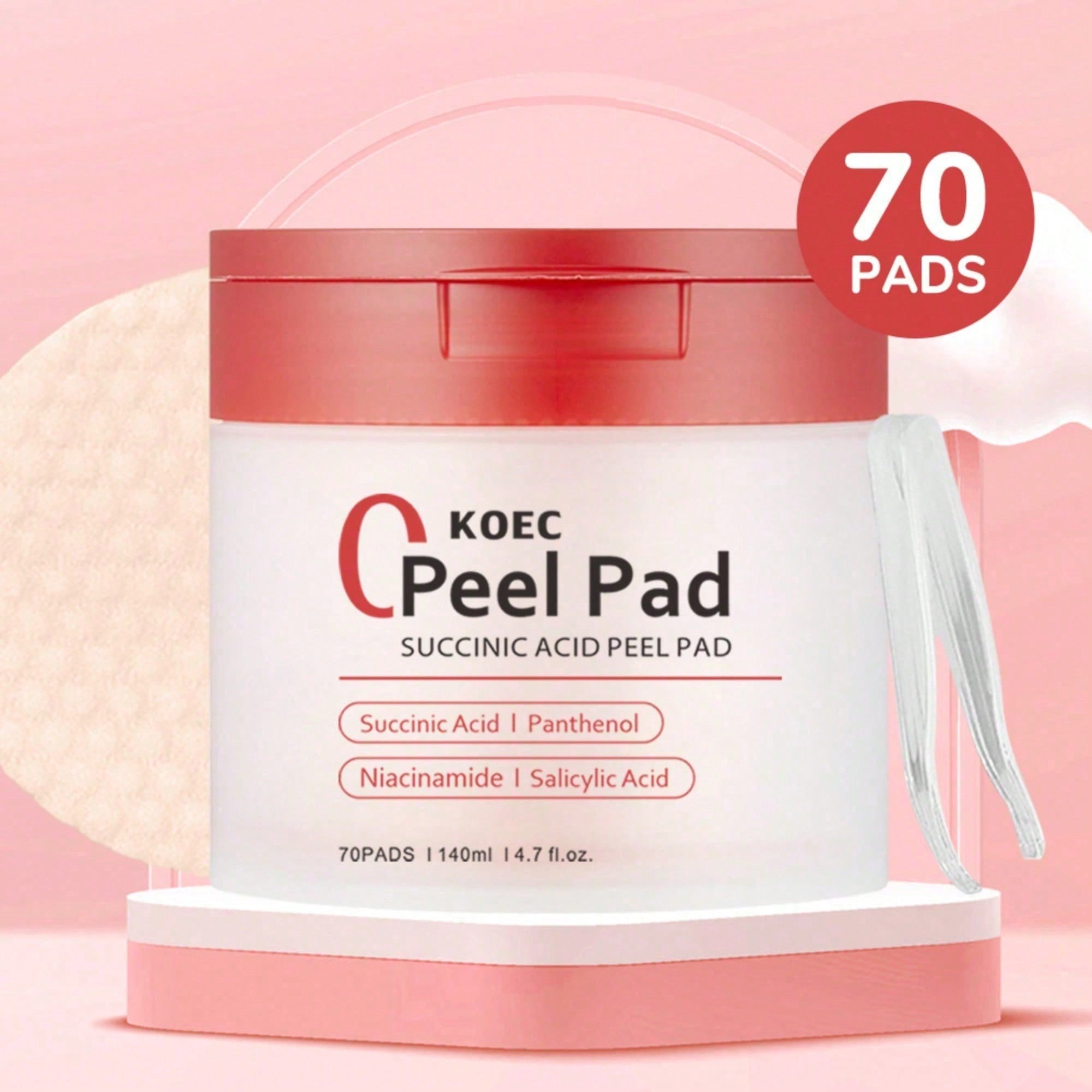 토너 패드 레드 수키닉 애씨드 판테놀 페이셜 필링 패드 - Skincare Non Comedogenic 리뷰 및 가격