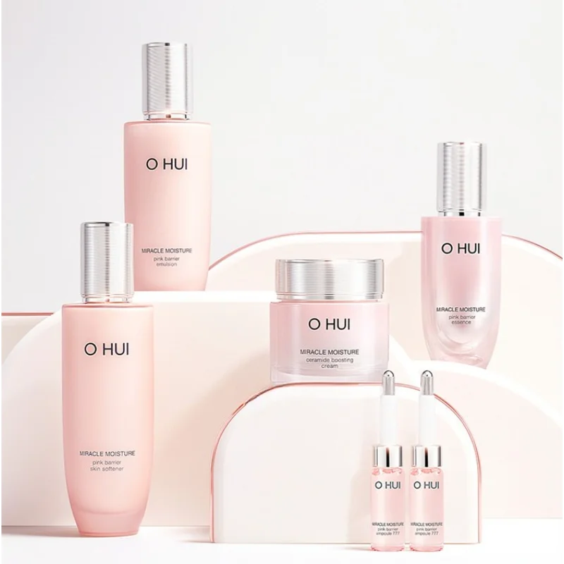 오후이 핑크 미라클 하이드레이션 세트 토너 에멀젼 영양 - Skincare Korea 리뷰 및 가격