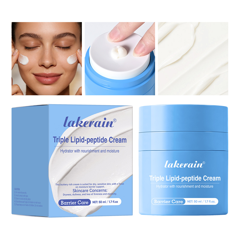트리플 리피드 펩타이드 크림, 건조하고 민감한 피부를  - Skincare Non Comedogenic 리뷰 및 가격
